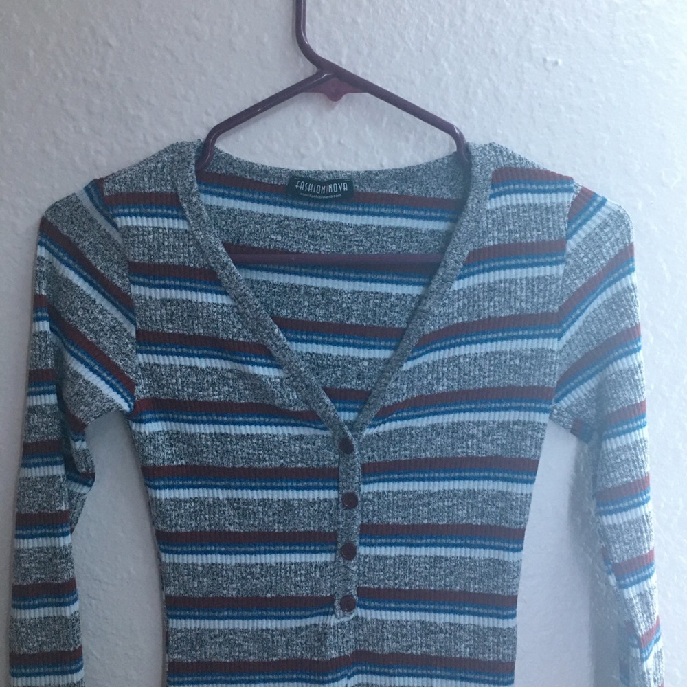 Striped Bodysuit